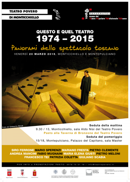 QUESTO E QUEL TEATRO 1974 - 2015, panorami dello spettacolo toscano Locandina